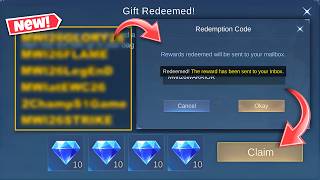 NEW SOURCE OF FREE MLBB DIAMOND REDEEM CODES! 🔥 screenshot 2