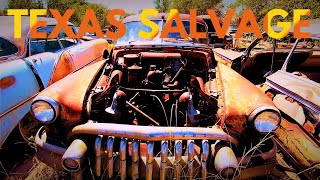 Texas Wild Salvage Tour - Old Cars Vintage Trucks Tractors Car Parts Oil Field Scrap