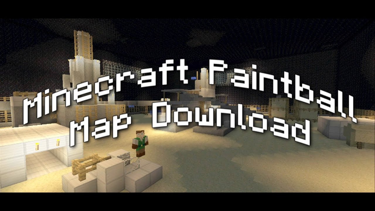 Minecraft Xbox 360 Paintball Epic PVP Map YouTube