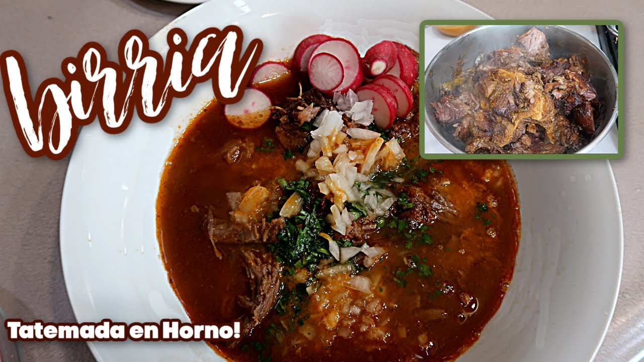 BIRRIA TATEMADA EN HORNO ESTILO JALISCO! YouTube