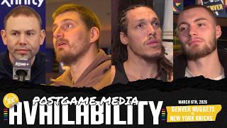ALL Denver Nuggets Postgame Media vs. NYK 🎙️