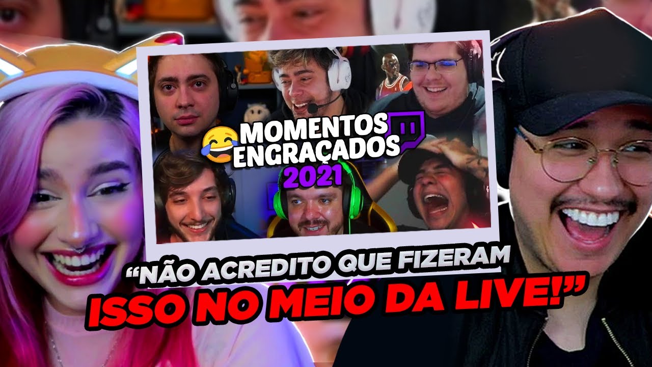 REAGINDO aos MOMENTOS ENGRAÇADOS DAS LIVES 2021