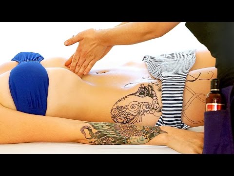 Swedish Massage Techniques - The Tummy - Christen Renee, Full Body Massage Series Part 2