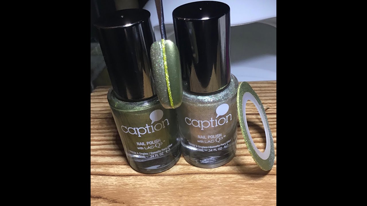 Young Nails Caption Nail Polish with LAC-Q3 Design