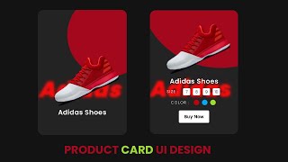 CSS Creative Product Card UI Design | E-commerce Product Card Using HTML & CSS