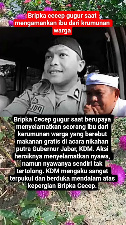 Download lagu Bripka cecep gugur saat mengmankan ibu dari krumunan warga yg berdesakan. #kangdedi #viralshorts