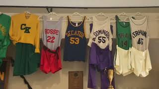 Tour of 1954 state championship Milan Basketball Team Museum