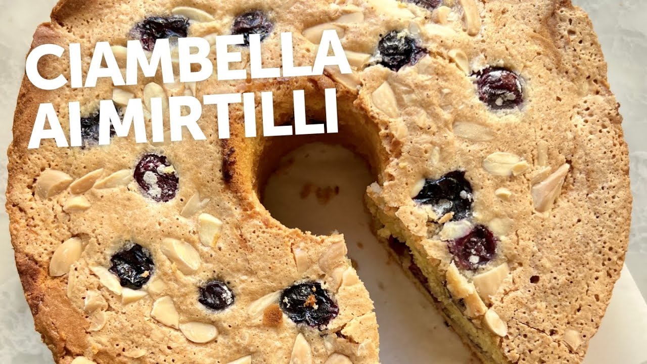 SOFFICE da preparare tutte le mattine!! TORTA glassata ai mirtilli 🫐