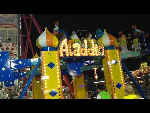 Lunapark Alaaddin sihirli uçan halı magic flying carpet aladdin