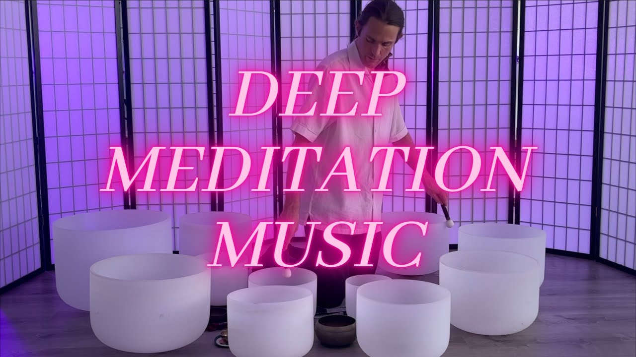 SOUND BATH FOR MEDITATION Crystal Singing Bowls Meditation Music for a Calm Mind Sound