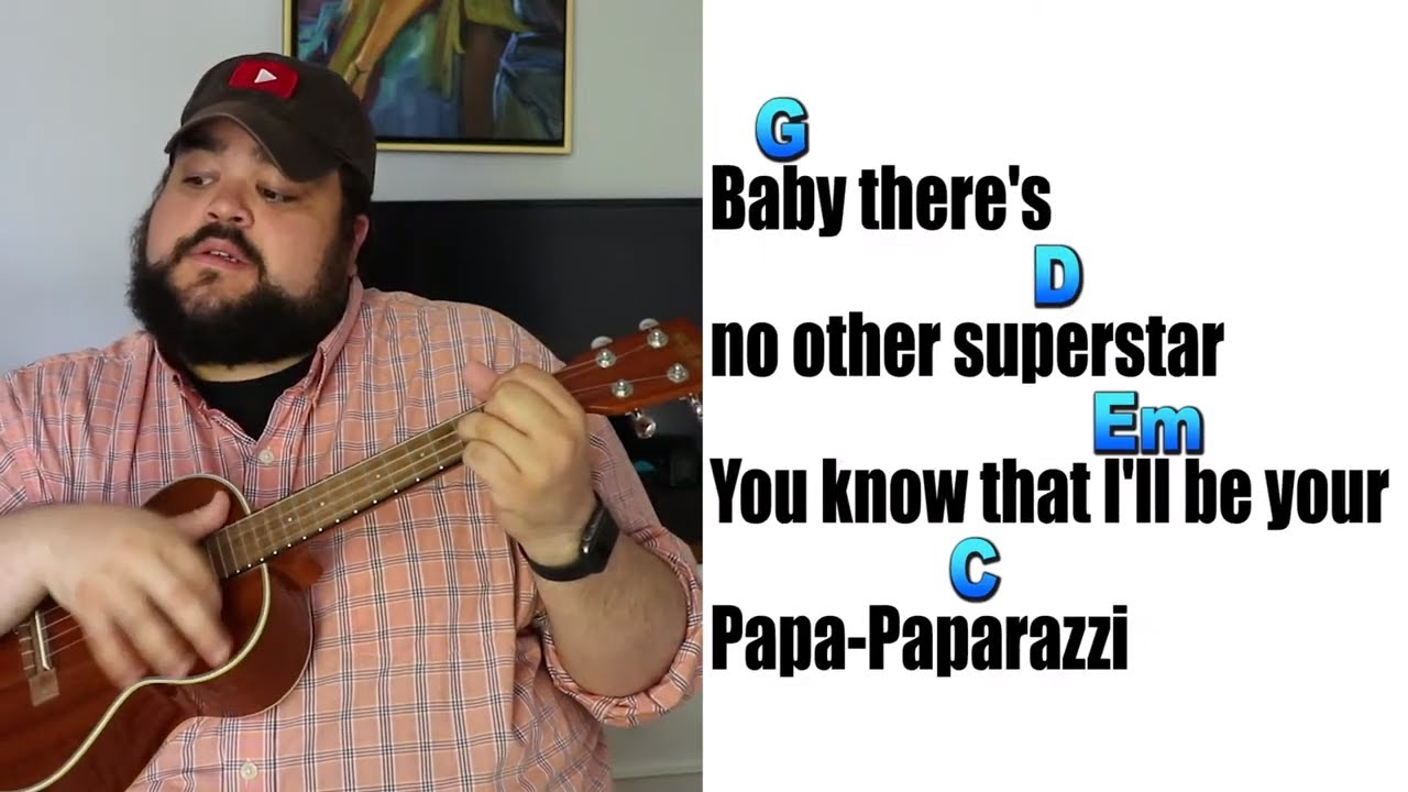 Paparazzi - Lady Gaga | Ukulele Cover & Play Along - Youtube