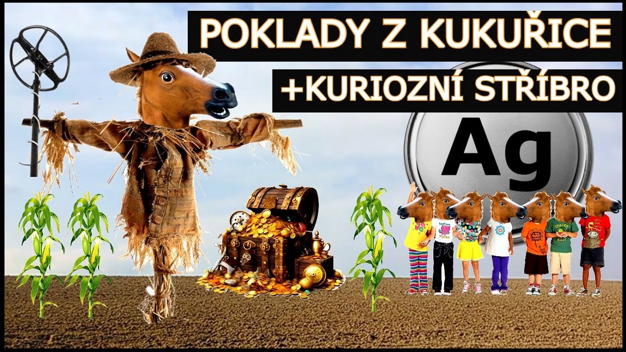 Kukuřičné poklady s detektorem a stříbro z mateřské školy