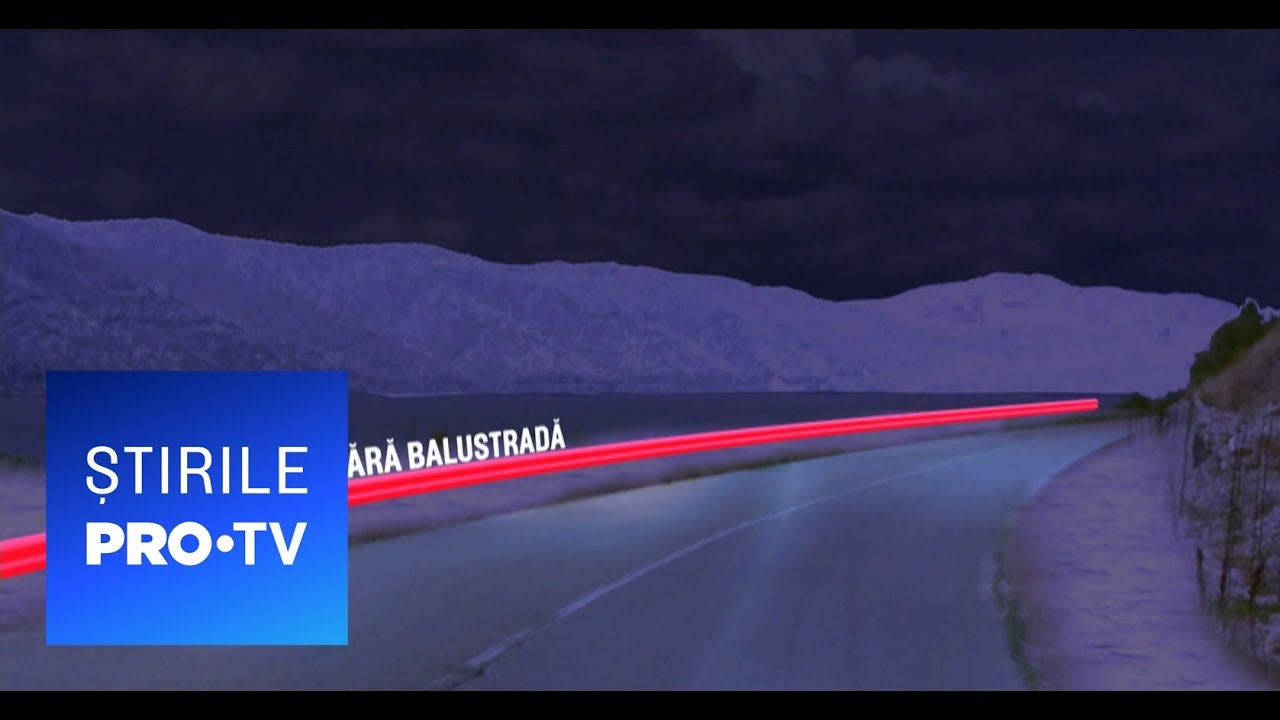 Stirile PRO TV - ANIMATIE GRAFICA. Cum s-a prabusit in Dunare masina in care era Anca Pop pro tv en vivo