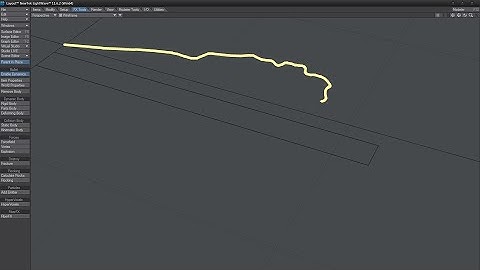 LightWave Model - Curve, Circa Lenght #3 (X)