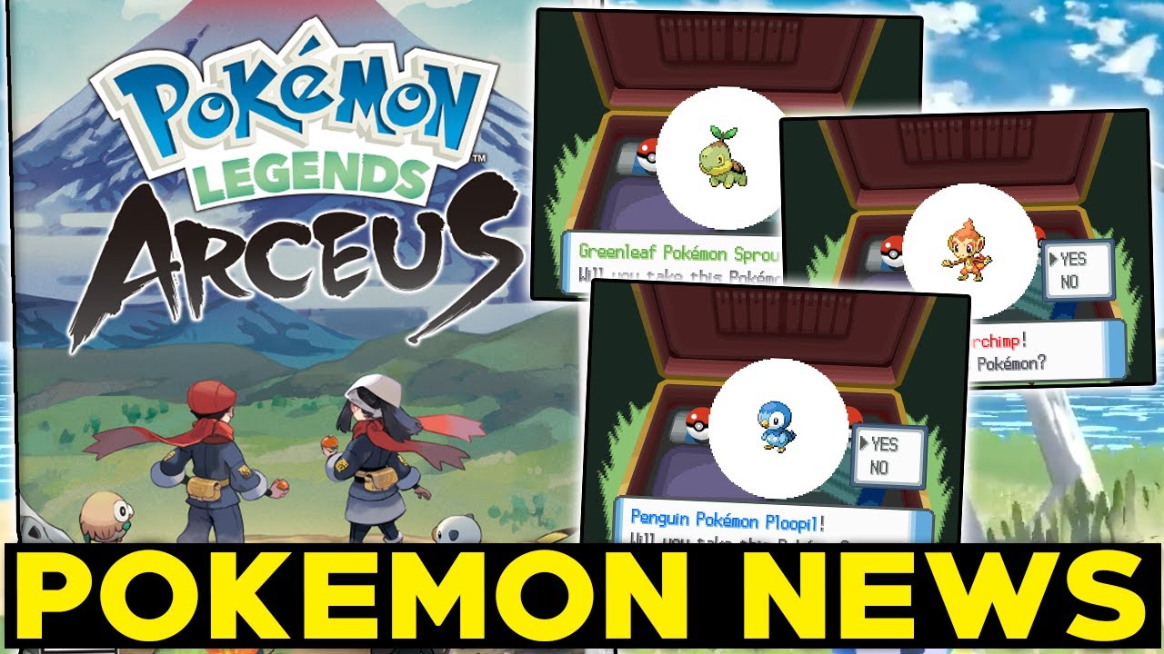 Pokemon News Pokemon Legends Arceus Diamond Pearl Leaks And More Youtube