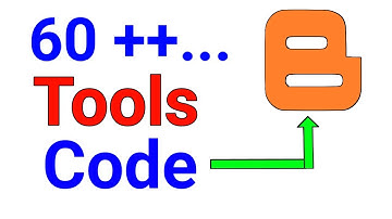 100% free 60++.. tools code for you./ Blogger mai tool website kaise banaye.