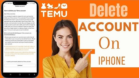 How To Delete Temu Account On iPhone | Delete Temu Account