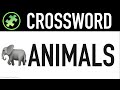 GUESS THE ANIMAL QUIZ #3 (17 Animals Trivia Questions) || Crossword Puzzles Game