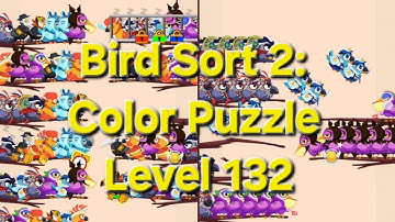 Bird Sort 2: Color Puzzle - Level 132