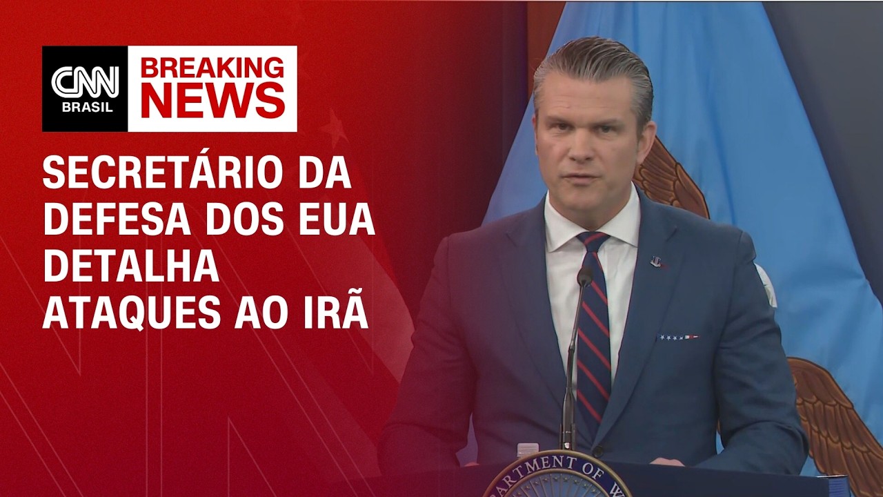 Secretário da Defesa dos EUA detalha ataques ao Irã | LIVE CNN