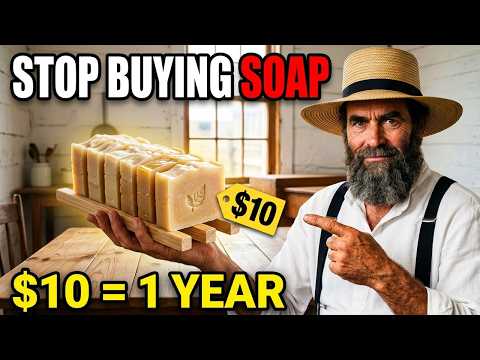 Stop Buying Soap — The $10 Amish Recipe That Lasts a Year