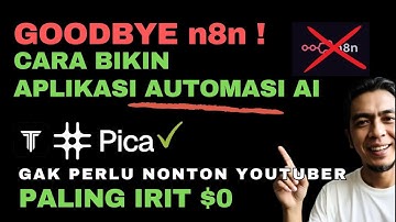 LUPAKAN n8n ! BIKIN APLIKASI dan AUTOMASI TANPA KODING PAKE AI | TEMPOLABS dan PICA OS #vibecoding