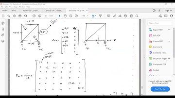 Solution of Structural Indeterminate truss by flexibility Matrix method