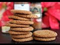 Christmas Cookie Recipe: Homemade Gingersnap Cookies by Everyday Gourmet with Blakely