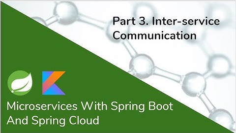 Microservices With Spring Boot And Spring Cloud: Part 3 - Inter-service communication