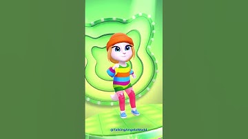 Dance Challenge Time! 💃 Together With Talking Angela #shorts