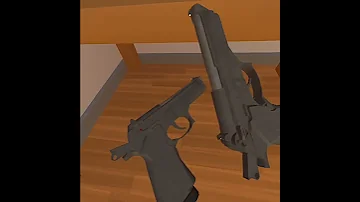 Little Timmy doesn’t realize they aren’t nerf guns #recroom #skit #vr