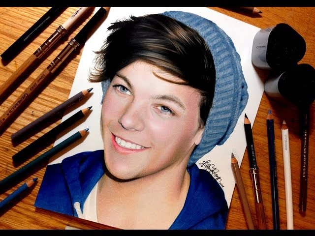 How to Draw Louis Tomlinson, Louis Tomlinson, Coloring Page, Trace