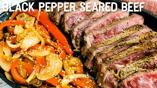 Black Pepper Seared Beef