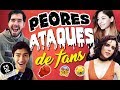 PEORES ATAQUES DE FANS ¡A YOUTUBERS! - 52 Rankings