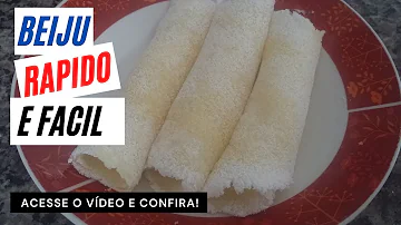 Qual é a diferença entre beiju e tapioca?