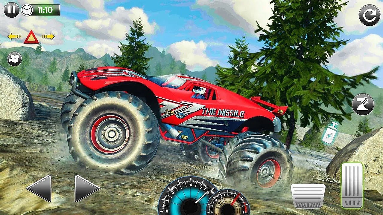 Offroad Monster Truck Driving - Offroad Truck Games! Android Gameplay
