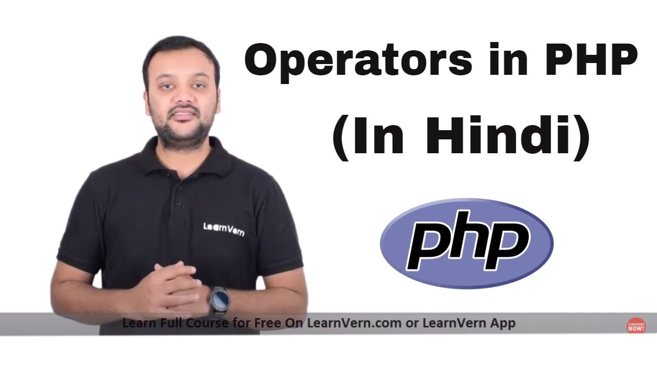What are the Operators in PHP? Video Tutorial in Hindi | LearnVern ...