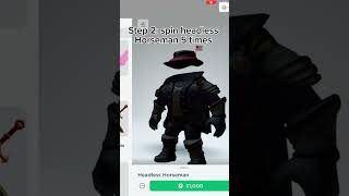 How To Get Free Headless Horseman In Roblox 100% No Cap シ