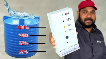 सिर्फ ₹40 में बनाये Water Level Indicator | LOW Level and FULL Level Alarm with Level Indicator