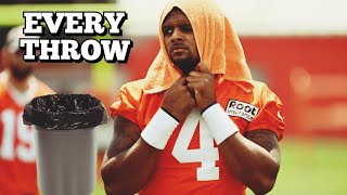 All throws by Deshaun Watson VS the Jaguars