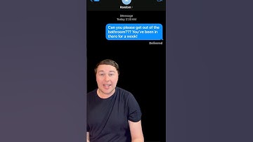 GET OUT OF THE BATHROOM!!!🚽😠 *Texting Random Numbers!* #comedy #prank #shorts