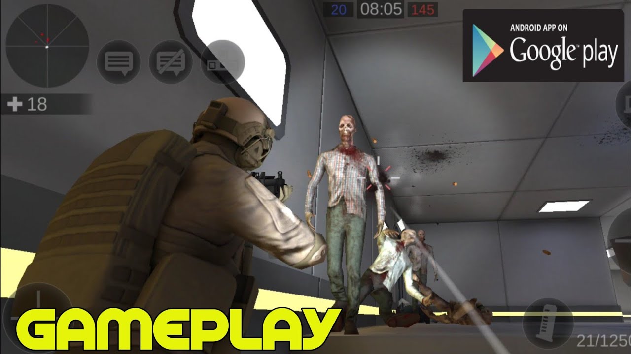Zombie Combat Simulator Third person shooter game ll Zombie android