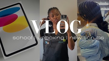 uni diaries: ipad unboxing + new scrubs + pharm labs + shein mini haul + attending | Wits uni