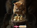 Sneaky Cat Steals Ducklings 🐱🐤 | Mama Duck’s Revenge! #shorts #funny