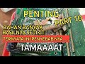 Mengolah emas dari pcb limbah elektronik  part 10 