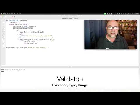 VCE Software Development Revision : Validation