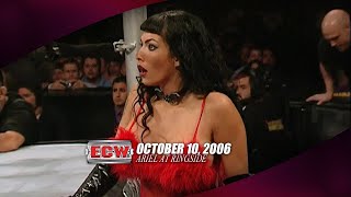 Swwe Wwe Ecw 101006 - Ariel At Ringside
