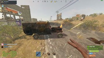 PERFECTLY SHOOTING HV ROCKET AT CAR - RUST
