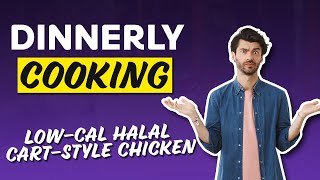 Dinnerly Meal Delivery Kit Review | Low-Cal Halal Cart-Style Chicken Preparation! 🍗🍚