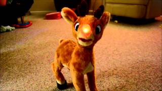 Rudolph The Red Nose Reindeer Crashed My Kids Gameroom!